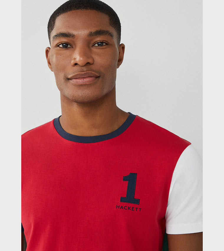 CAMISETA-TSHIRT HACKETT LONDON ROJO ALGODON (HM500799-255)