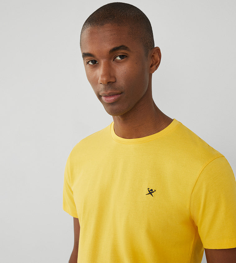 CAMISETA-TSHIRT HACKETT LONDON AMARILLO ALGODON (HM500807-0BQ)
