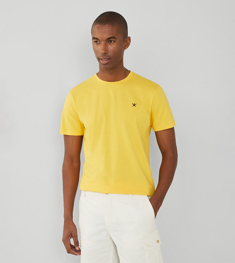 CAMISETA-TSHIRT HACKETT LONDON AMARILLO ALGODON (HM500807-0BQ)