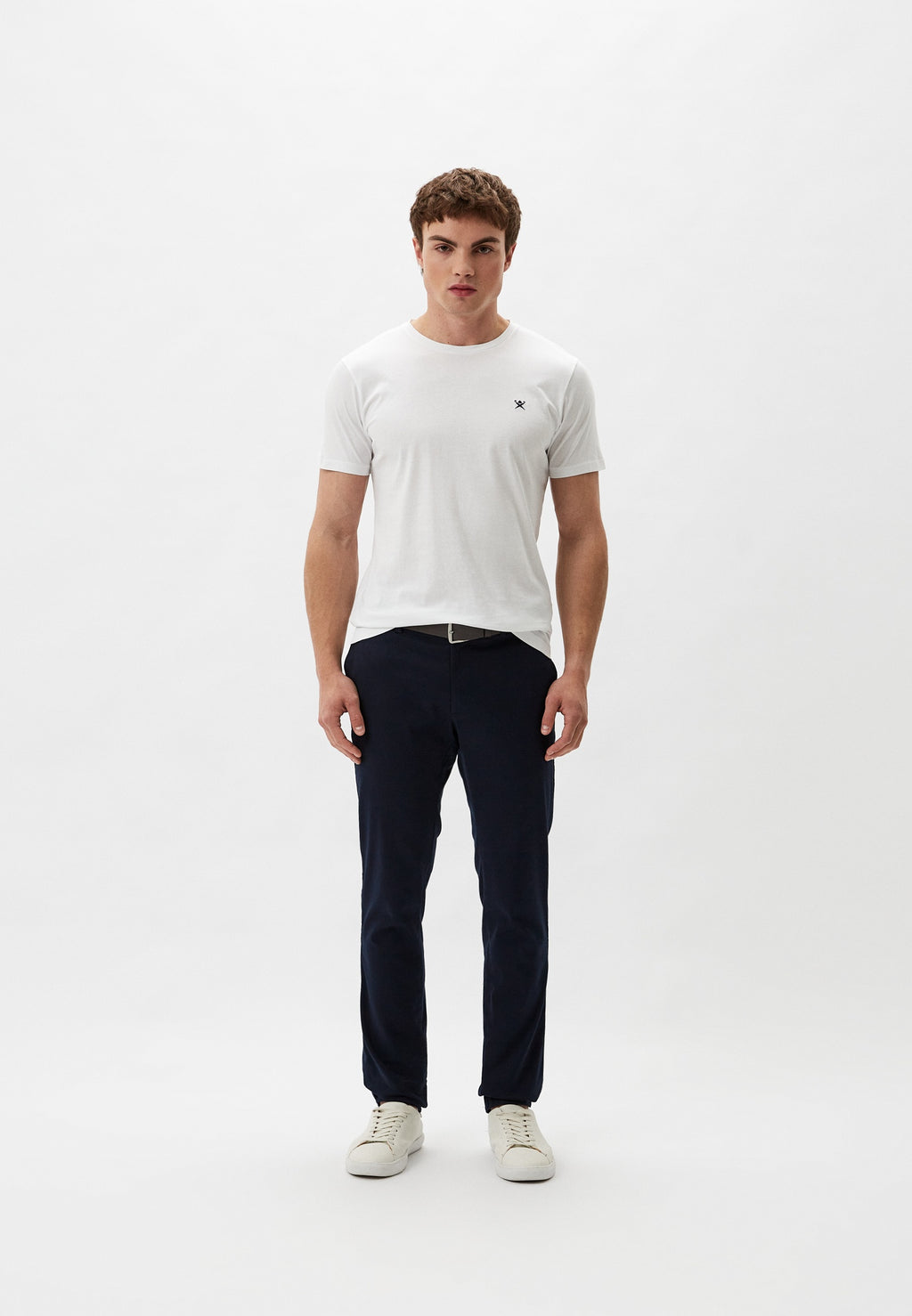 CAMISETA-TSHIRT HACKETT LONDON BLANCO ALGODON (HM500807-800)