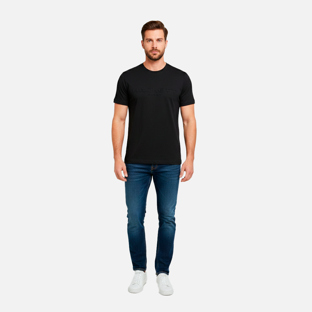 Camiseta Tshirt Basic Negra H.L.