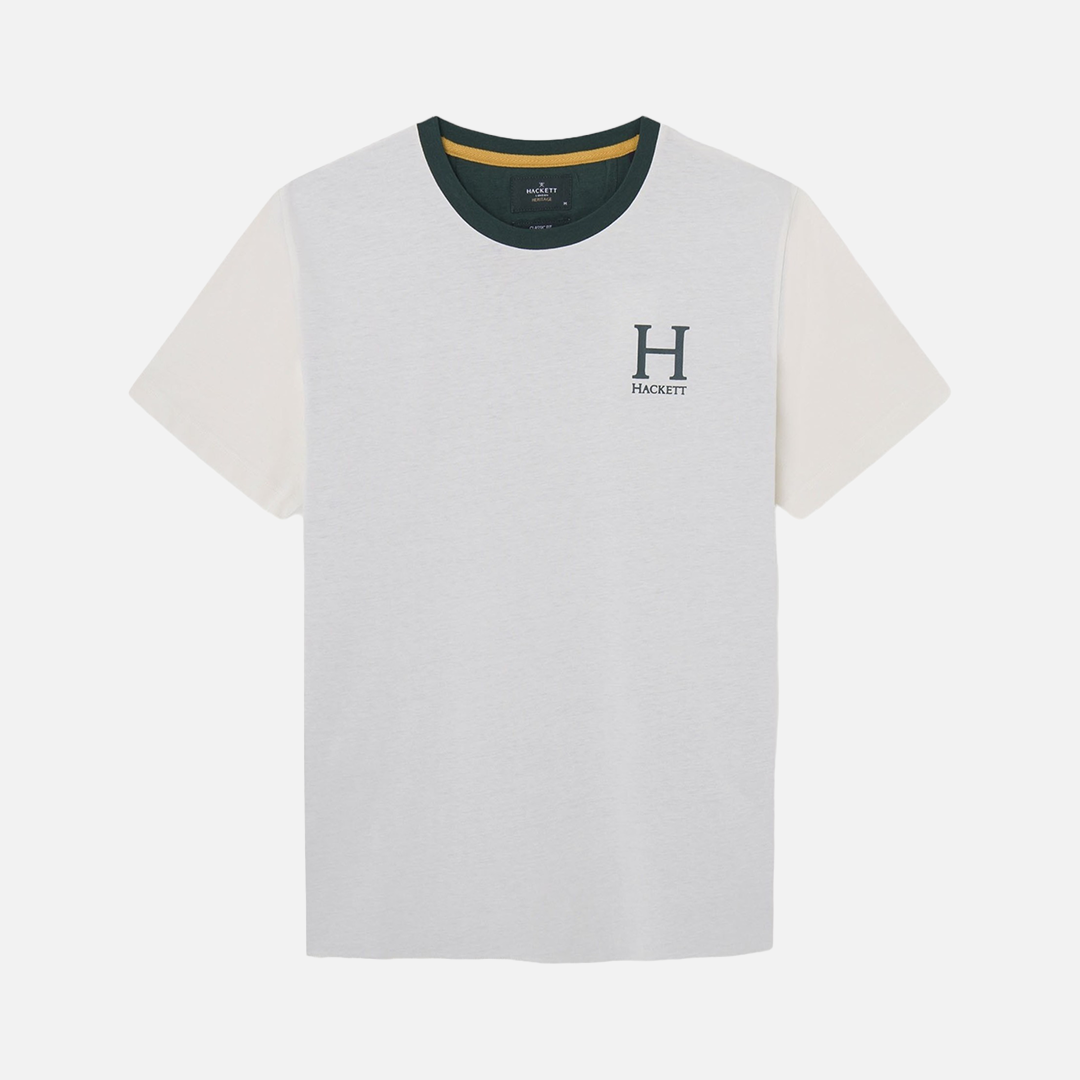 Camiseta Tshirt Heritage Blanco/Verde H.L.