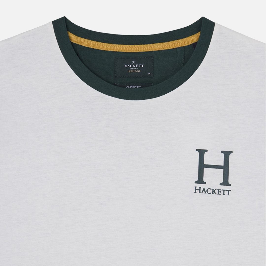 Camiseta Tshirt Heritage Blanco/Verde H.L.