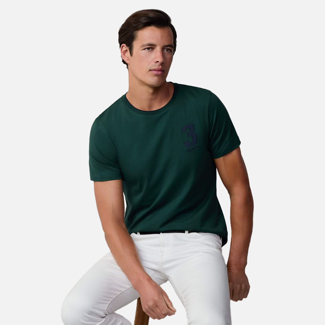 Camiseta Tshirt Number 3 Verde H.L.