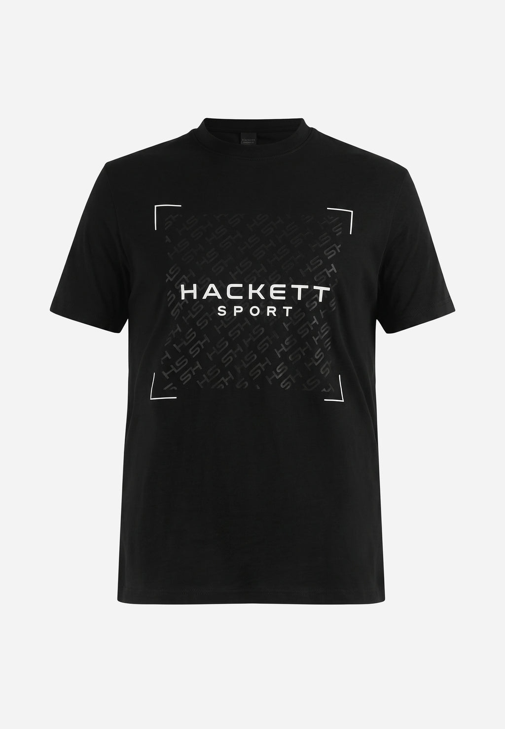 Camiseta Negra Con Estampado H.