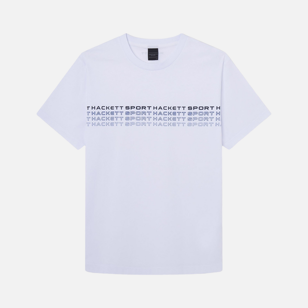 Camiseta T-shirt Logo Estampado Blanca H.L.