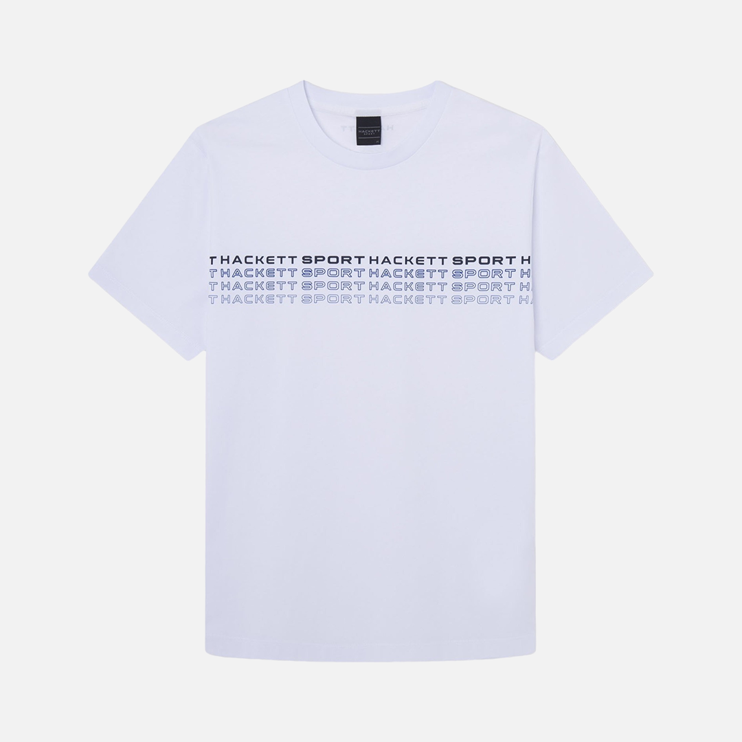 Camiseta T-shirt Logo Estampado Blanca H.L.