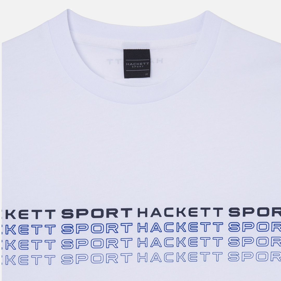 Camiseta T-shirt Logo Estampado Blanca H.L.