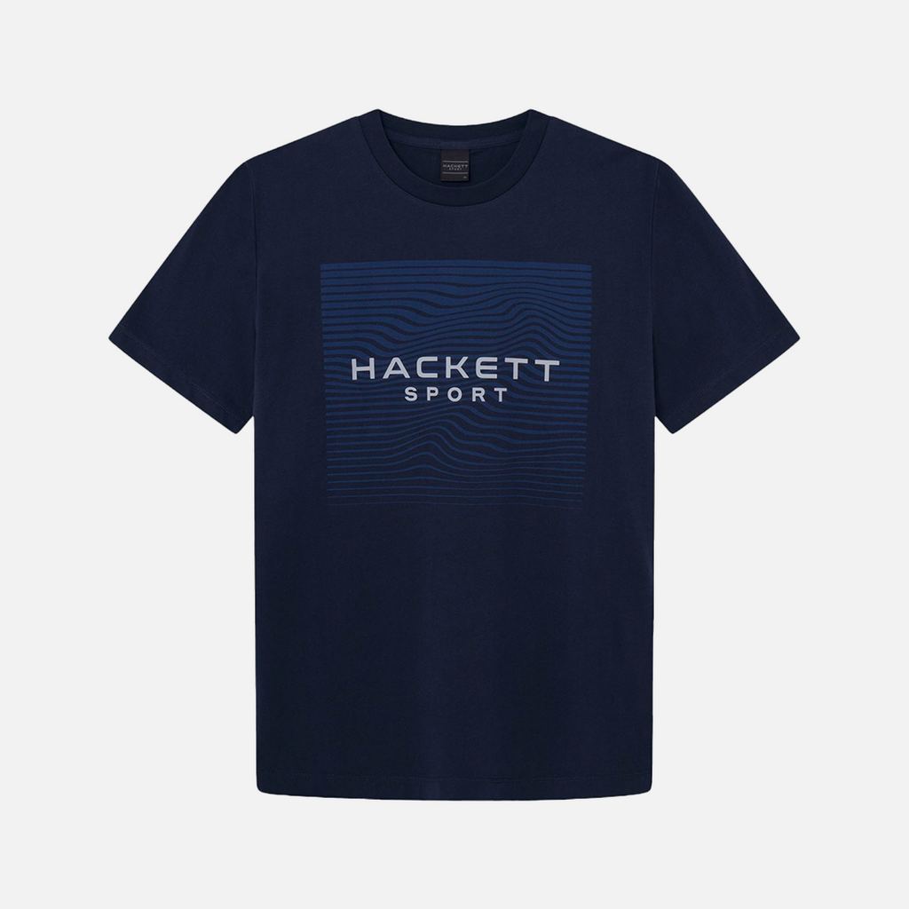 Camiseta T-shirt Estampada Azul Marino H.L.