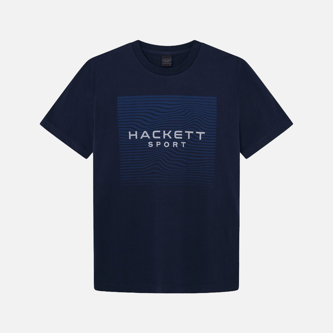 Camiseta T-shirt Estampada Azul Marino H.L.