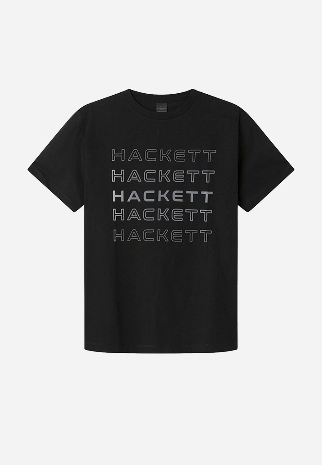 Camiseta Negra Diseño Hombre H.L.