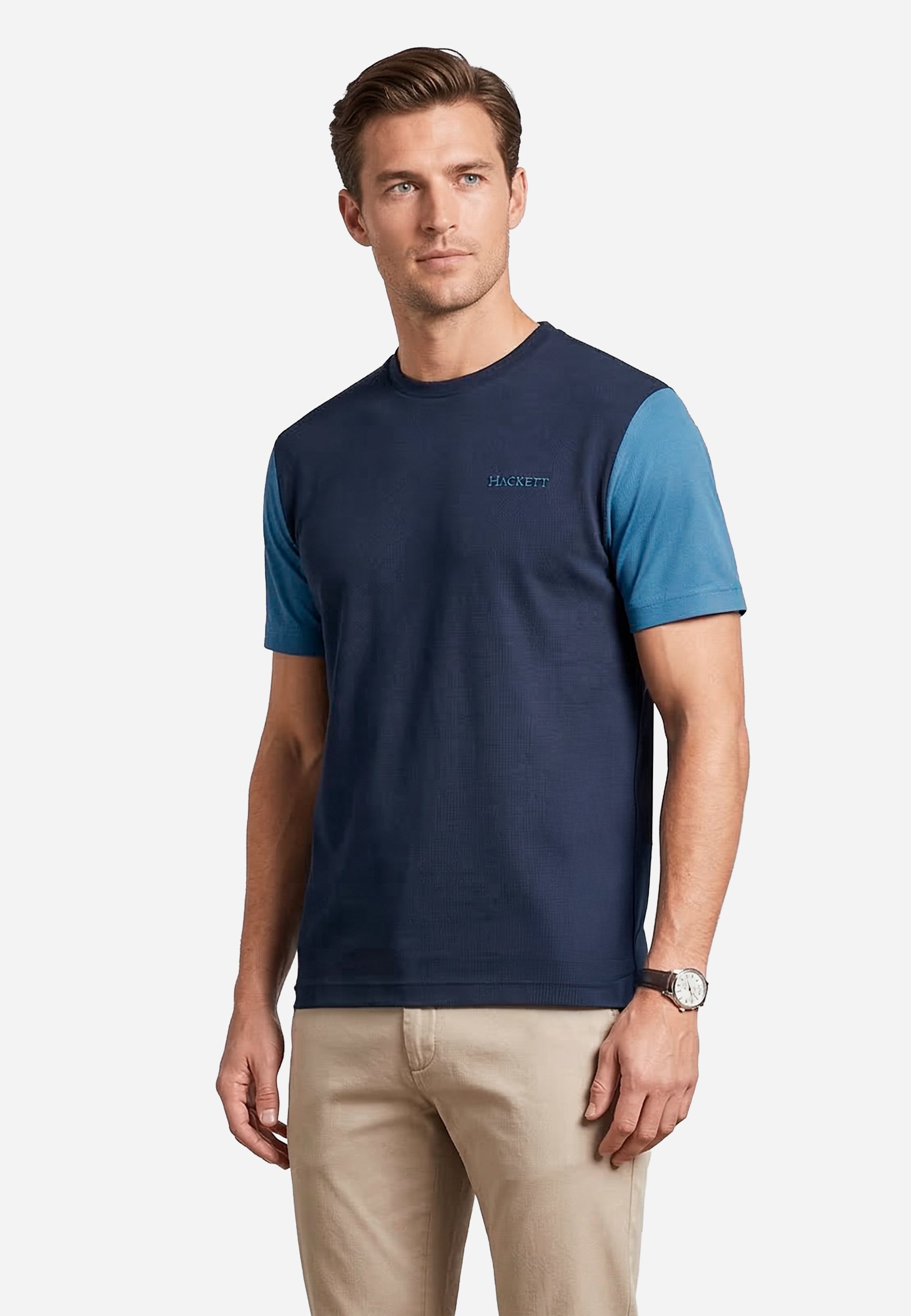 Camisa Azul Hombre H.L.