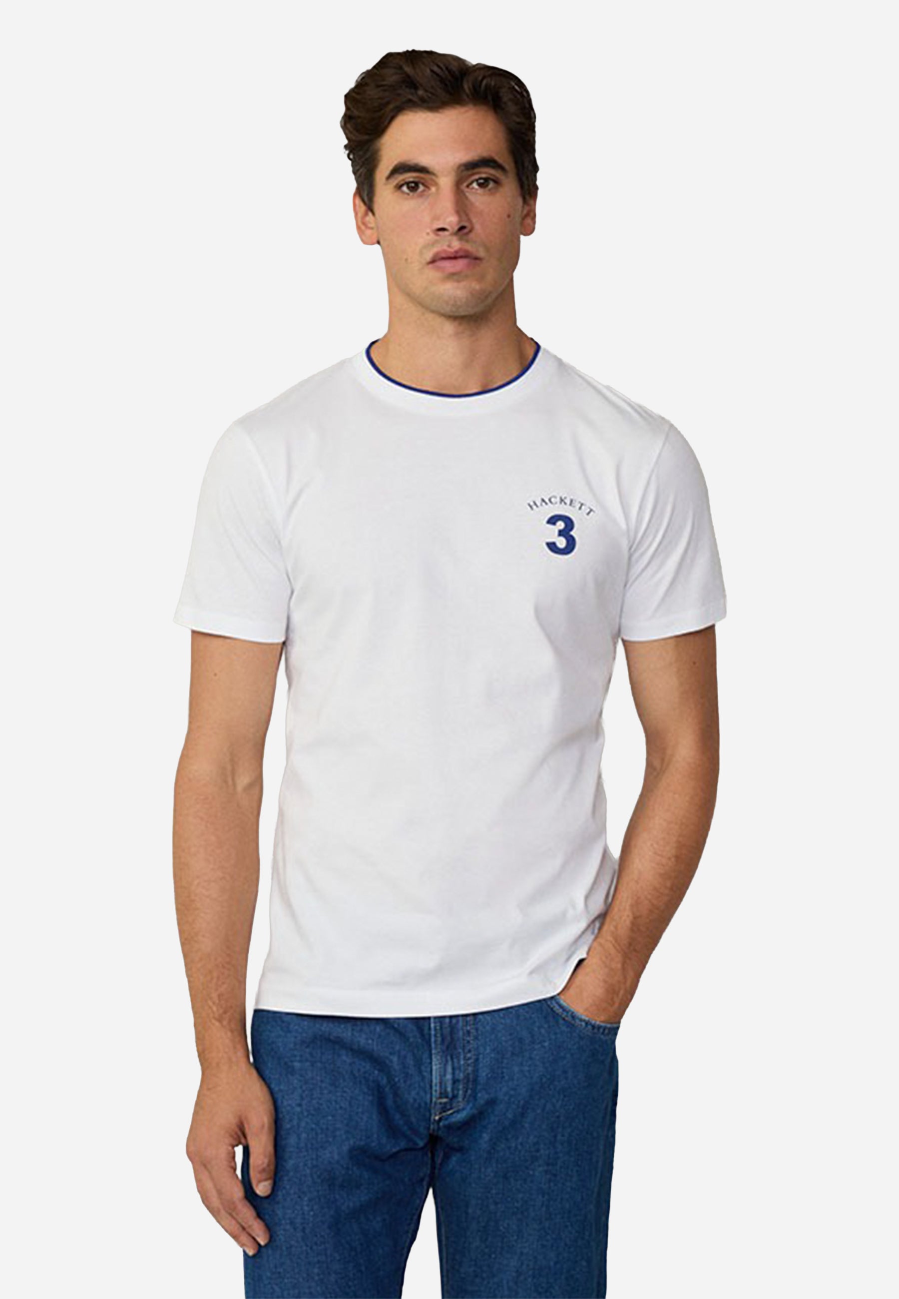 Camiseta Casual Blanca H.L.