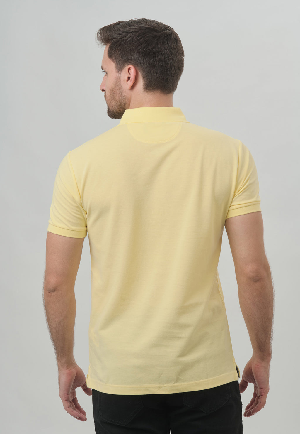 CAMISETA-POLO HACKETT AMARILLO ALGODON (HM562363-003)