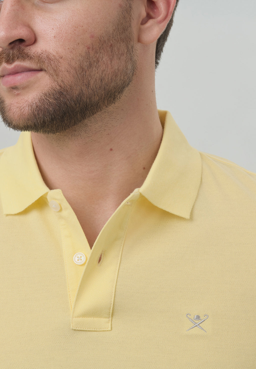 CAMISETA-POLO HACKETT AMARILLO ALGODON (HM562363-003)