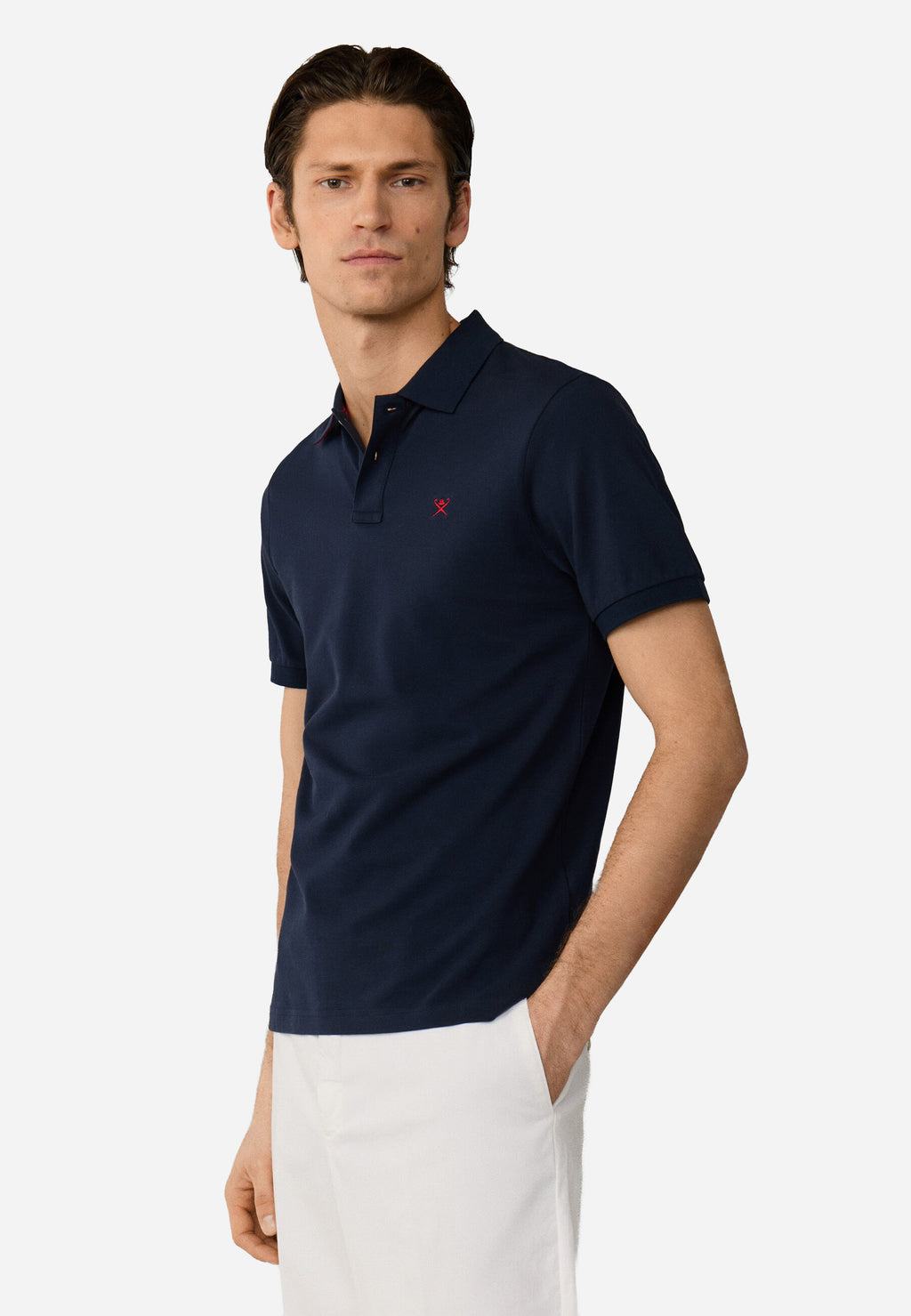 Camiseta Polo Azul Navy Hombre H.L.