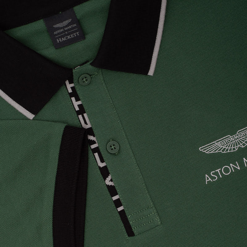 CAMISETA POLO HACKETT VERDE (HM563033-6FV)