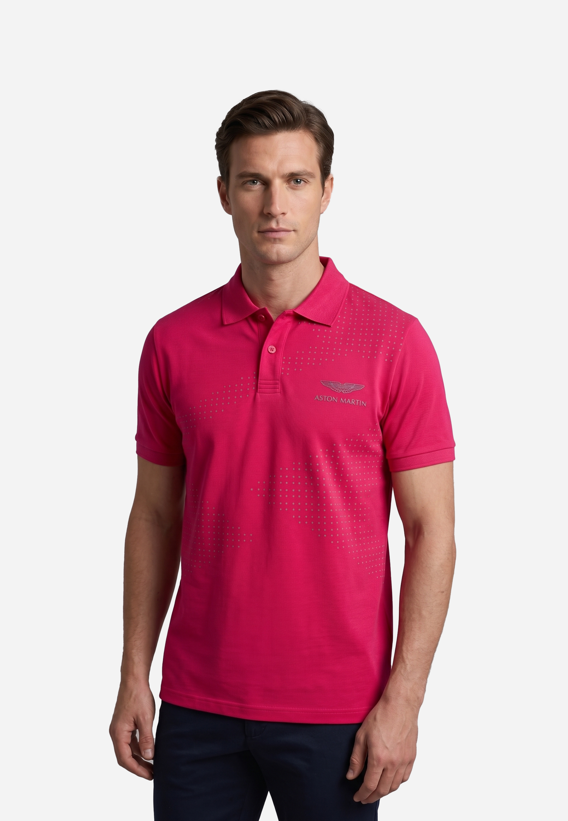 Camiseta Polo Hombre Roja H.L.