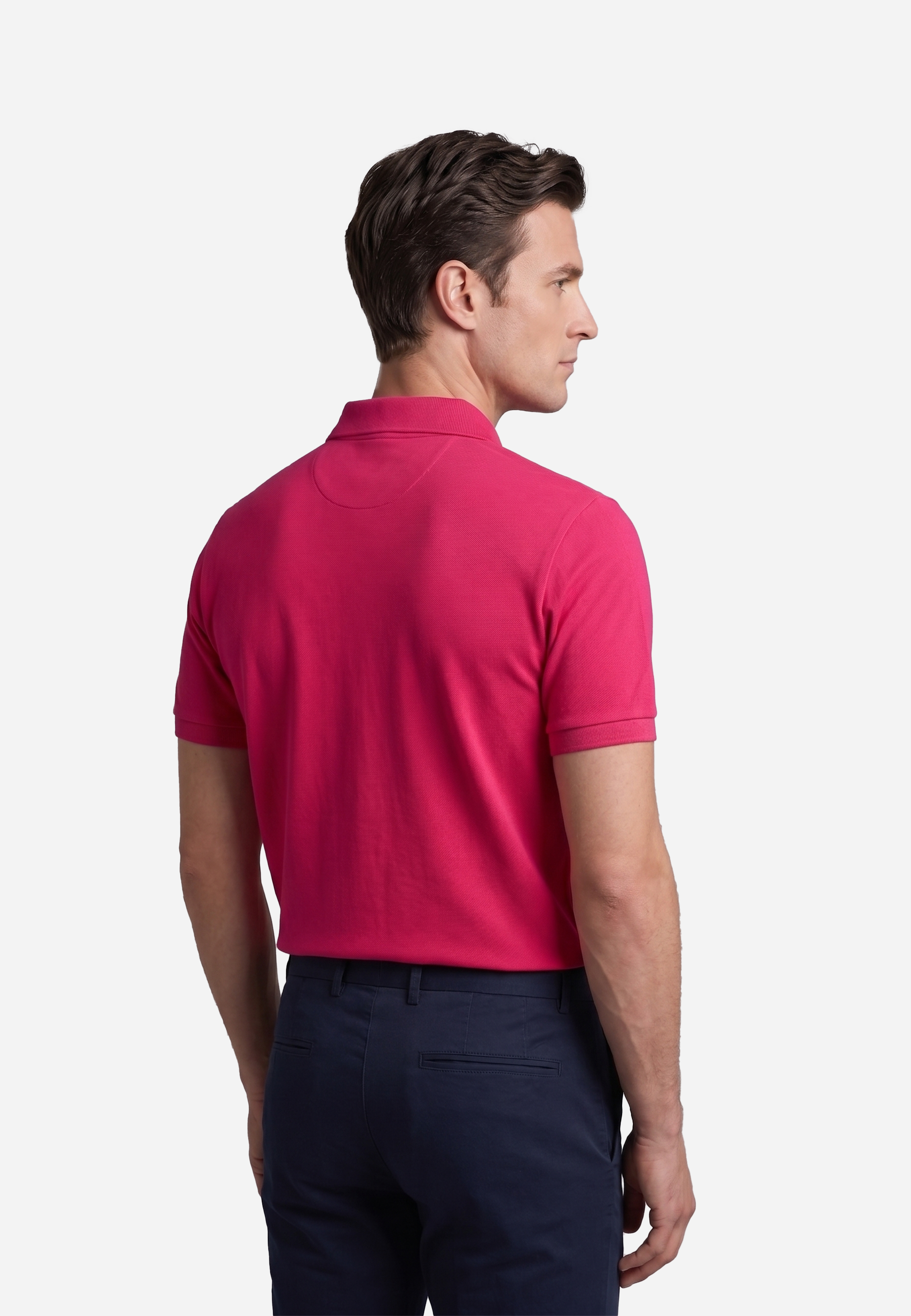 Camiseta Polo Hombre Roja H.L.