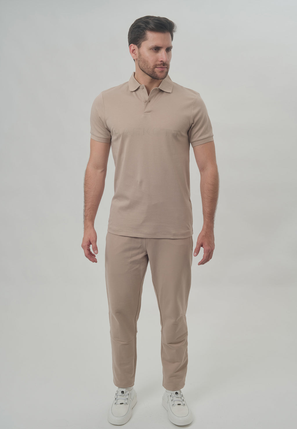 CAMISETA POLO HACKETT KHAKI (HM563104-7AQ)
