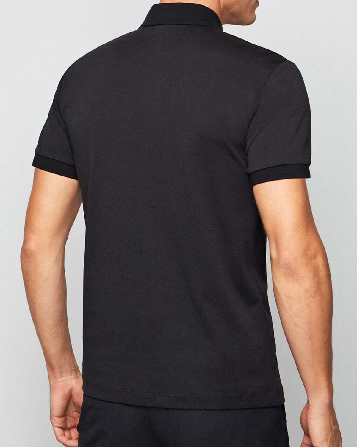 CAMISETA POLO HACKETT LONDON NEGRO GRIS ALGODON (HM563104-9DU)