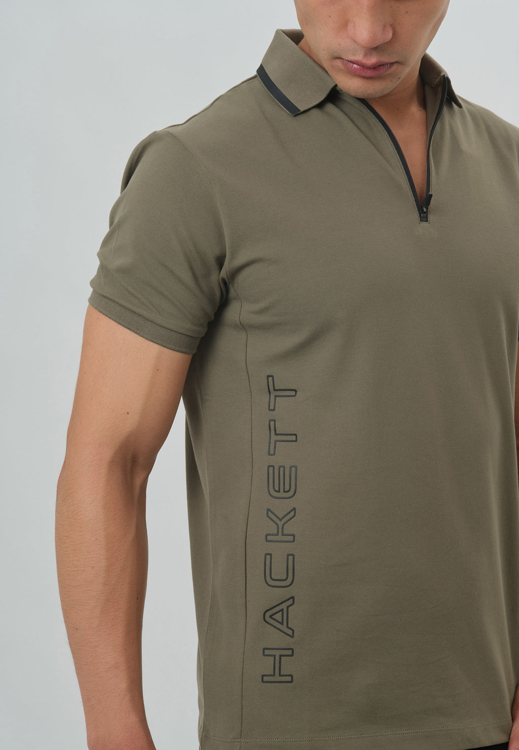 CAMISETA POLO HACKETT VERDE (HM563112-6DY)