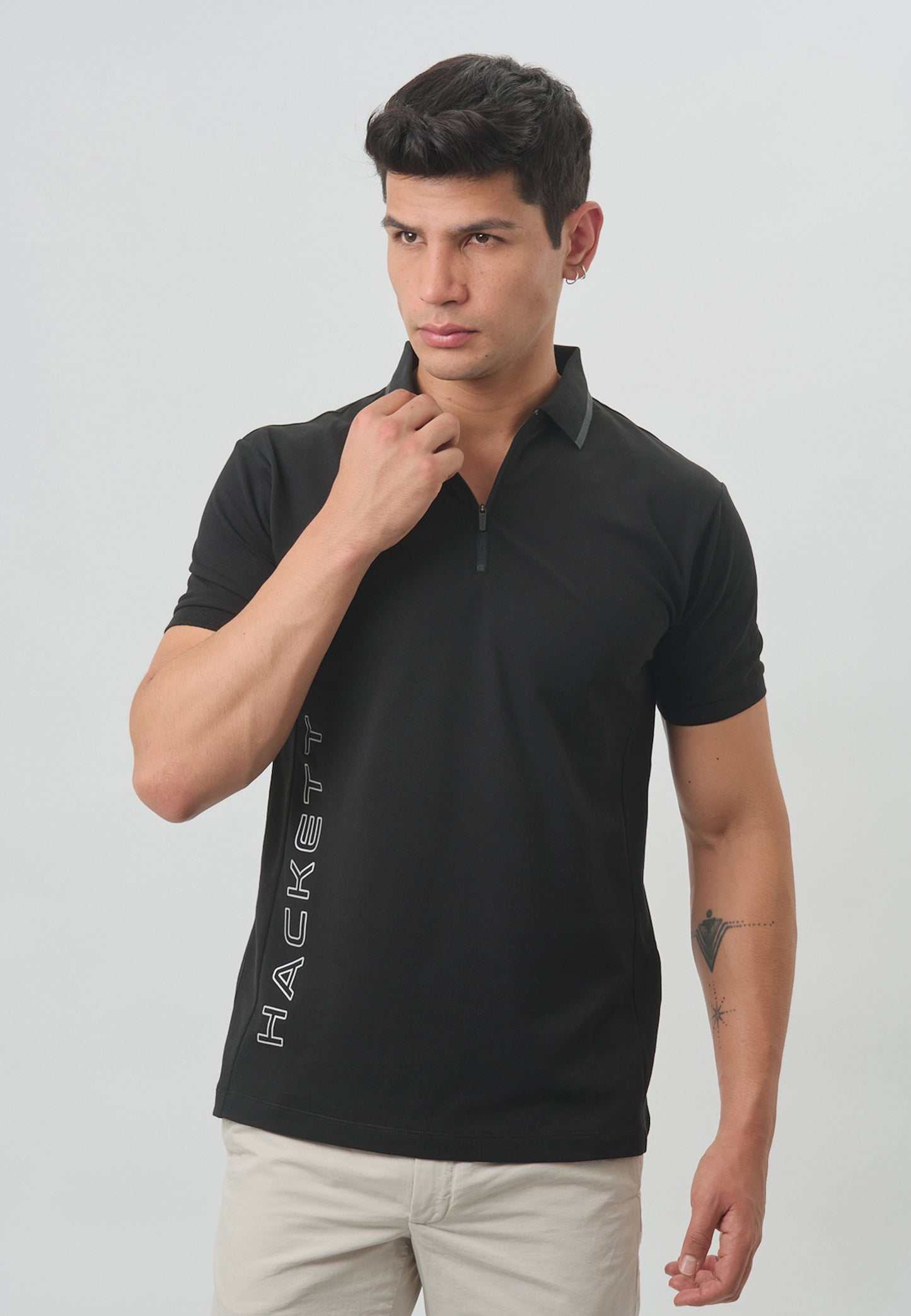 CAMISETA POLO HACKETT NEGRO (HM563112-999)