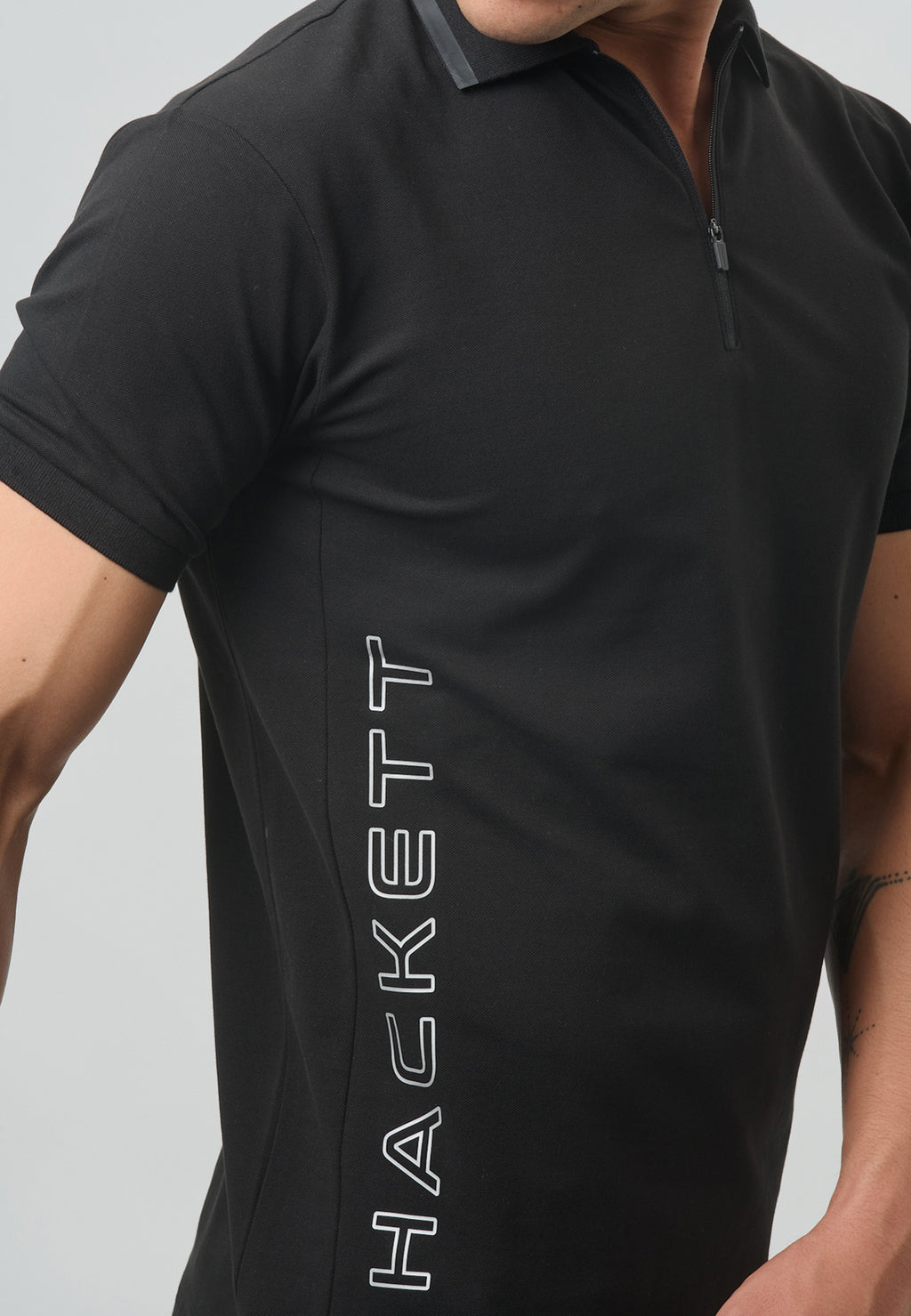 CAMISETA POLO HACKETT NEGRO (HM563112-999)