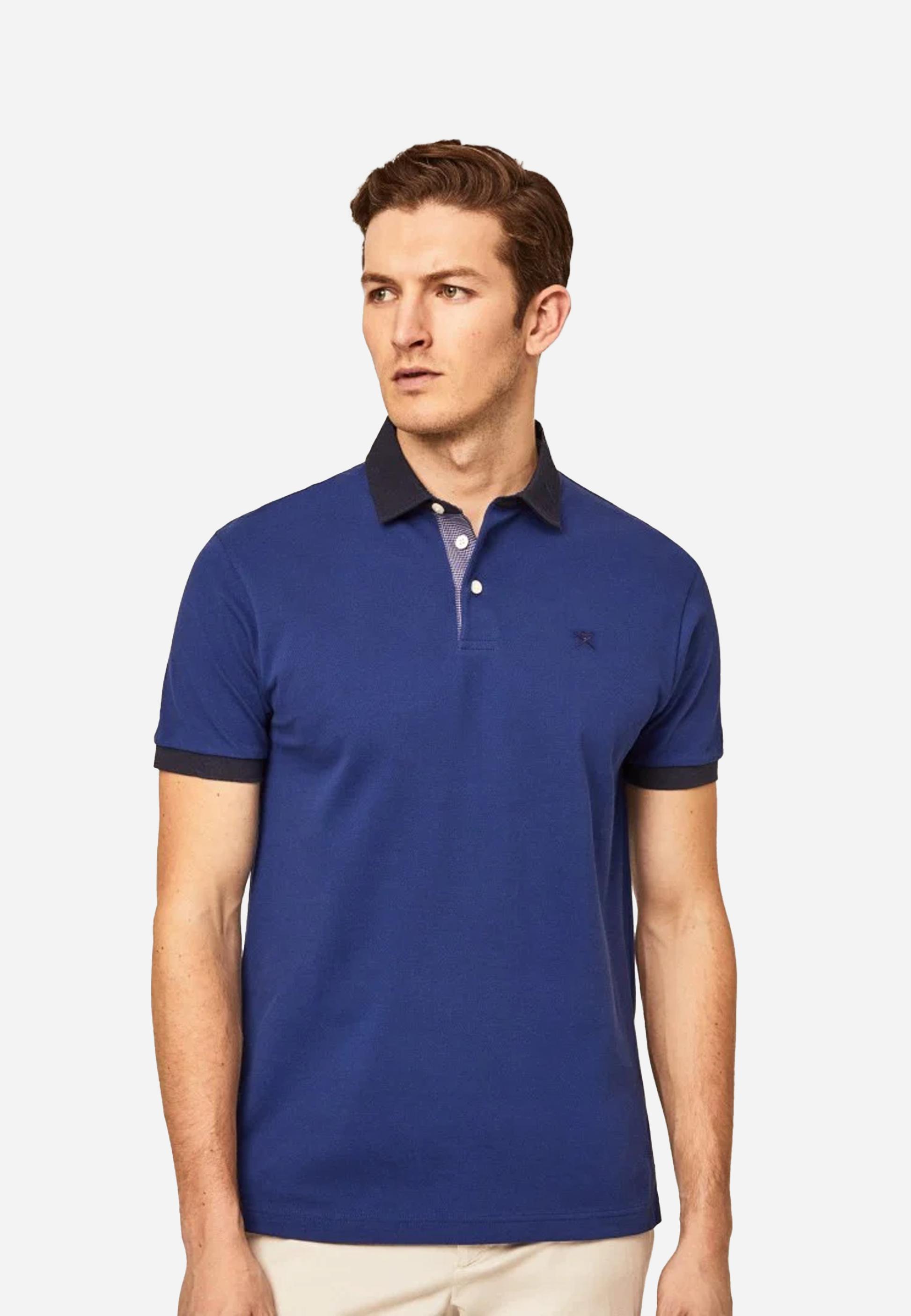 Camiseta Polo Hombre Azul Marino H.L.