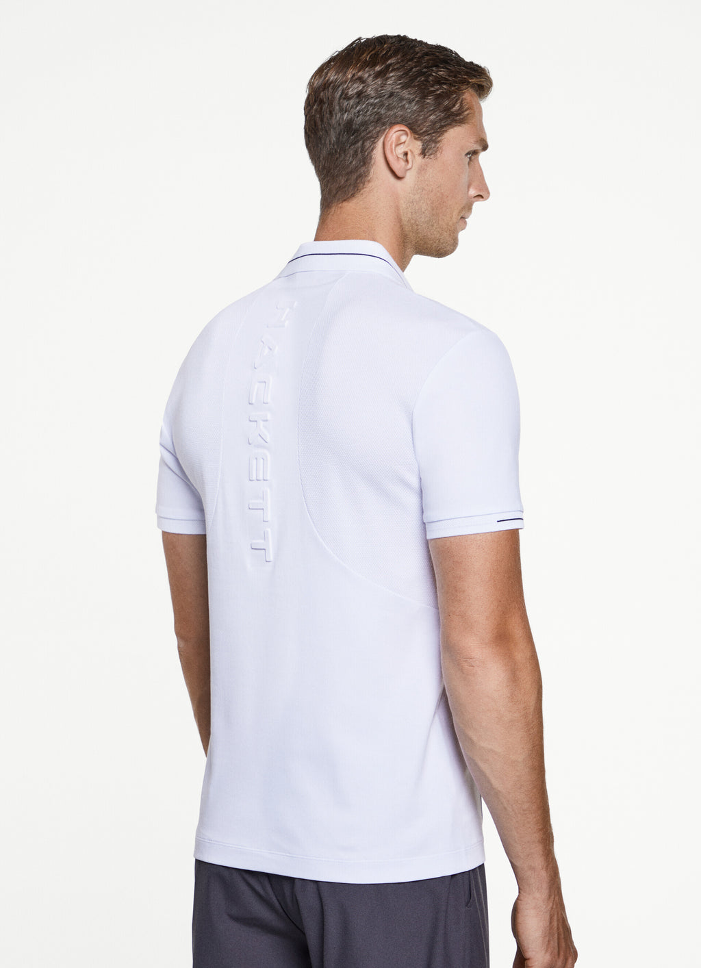 CAMISETA POLO HACKETT BLANCO 100% COTTON (HM563201)