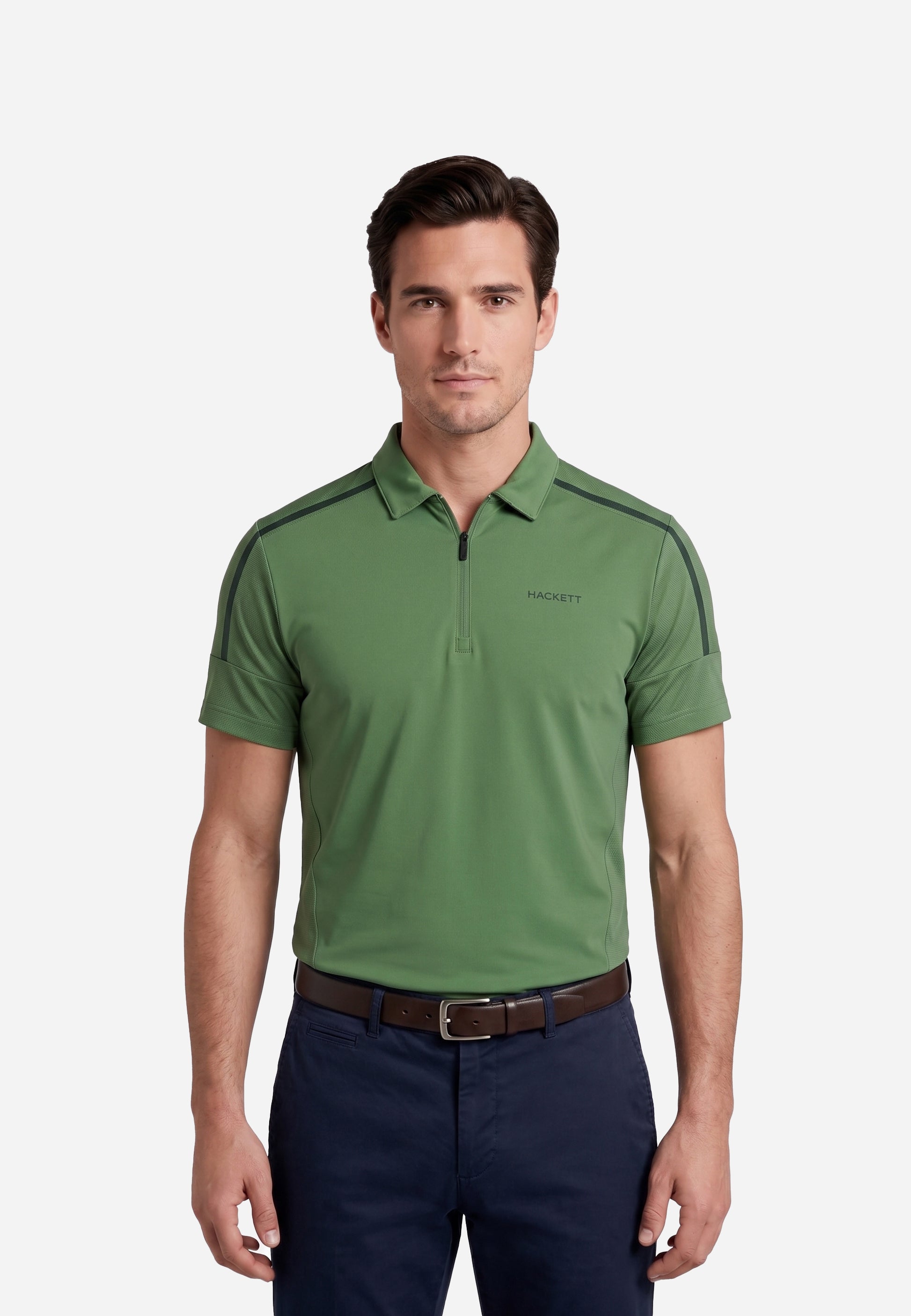 Camiseta Polo Verde Hombre H.L.