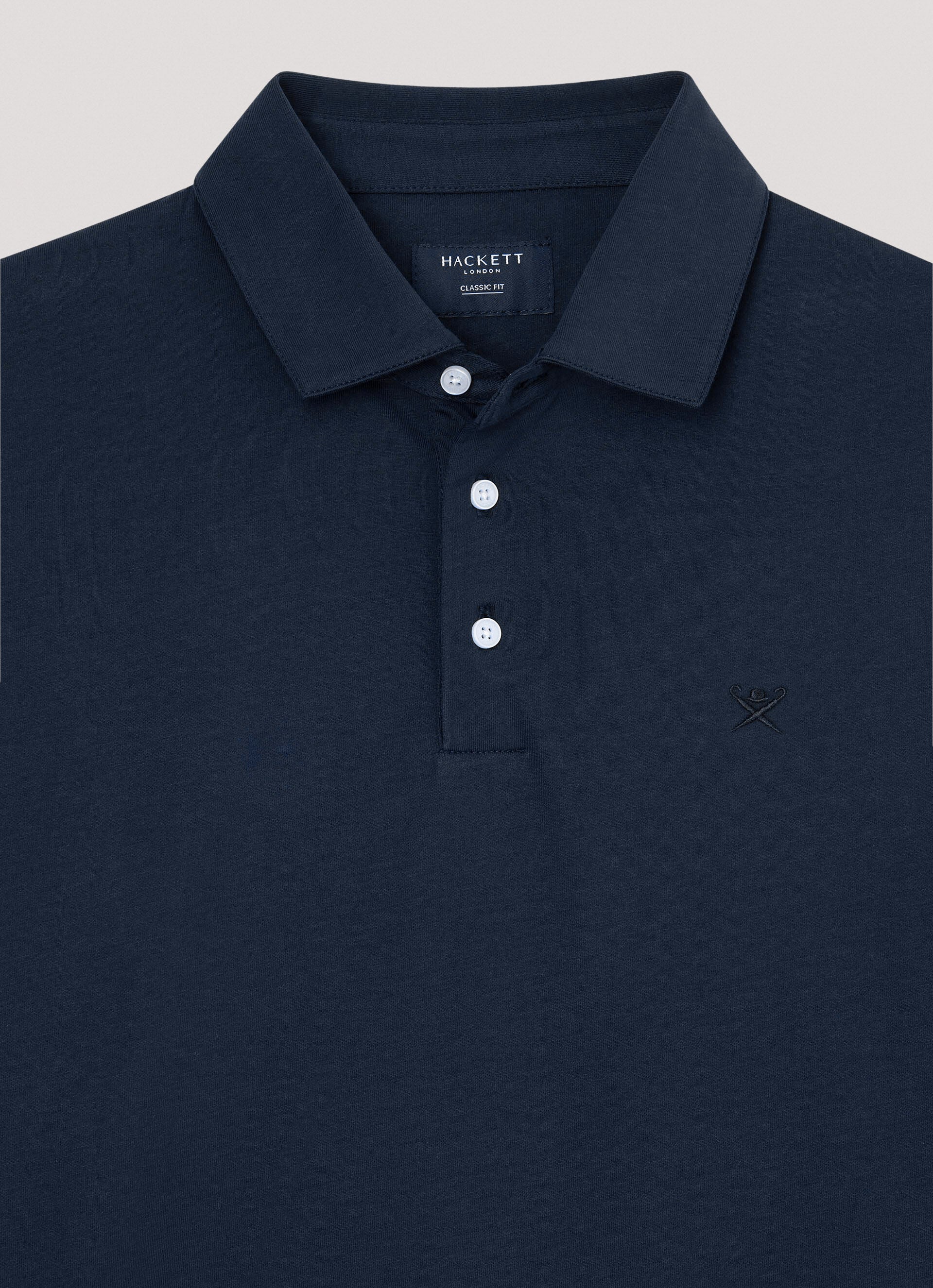 Camisa Polo Hombre Azul marino H.L.