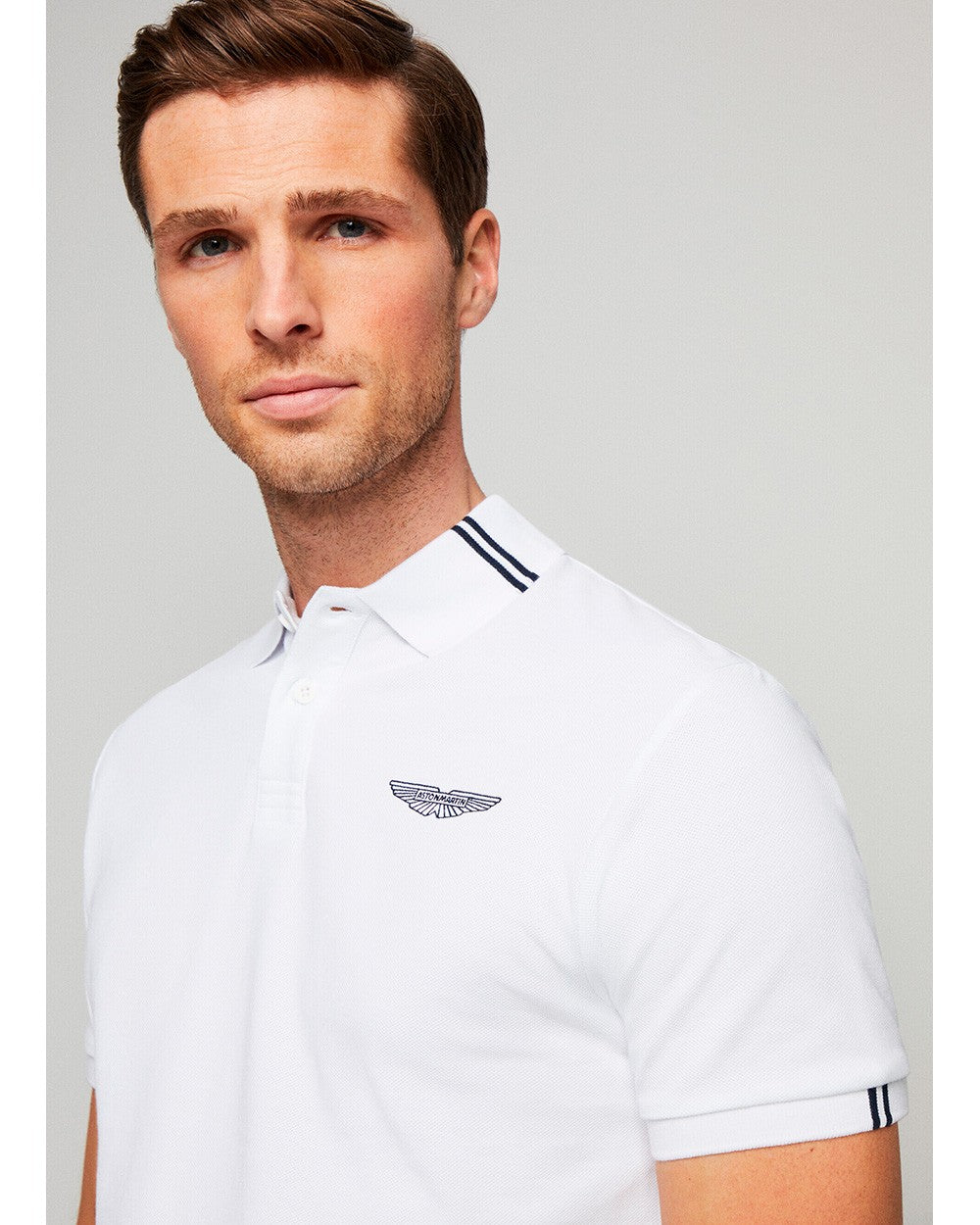 CAMISETA POLO HACKETT LONDON BLANCO ALGODON (HM563226-800)