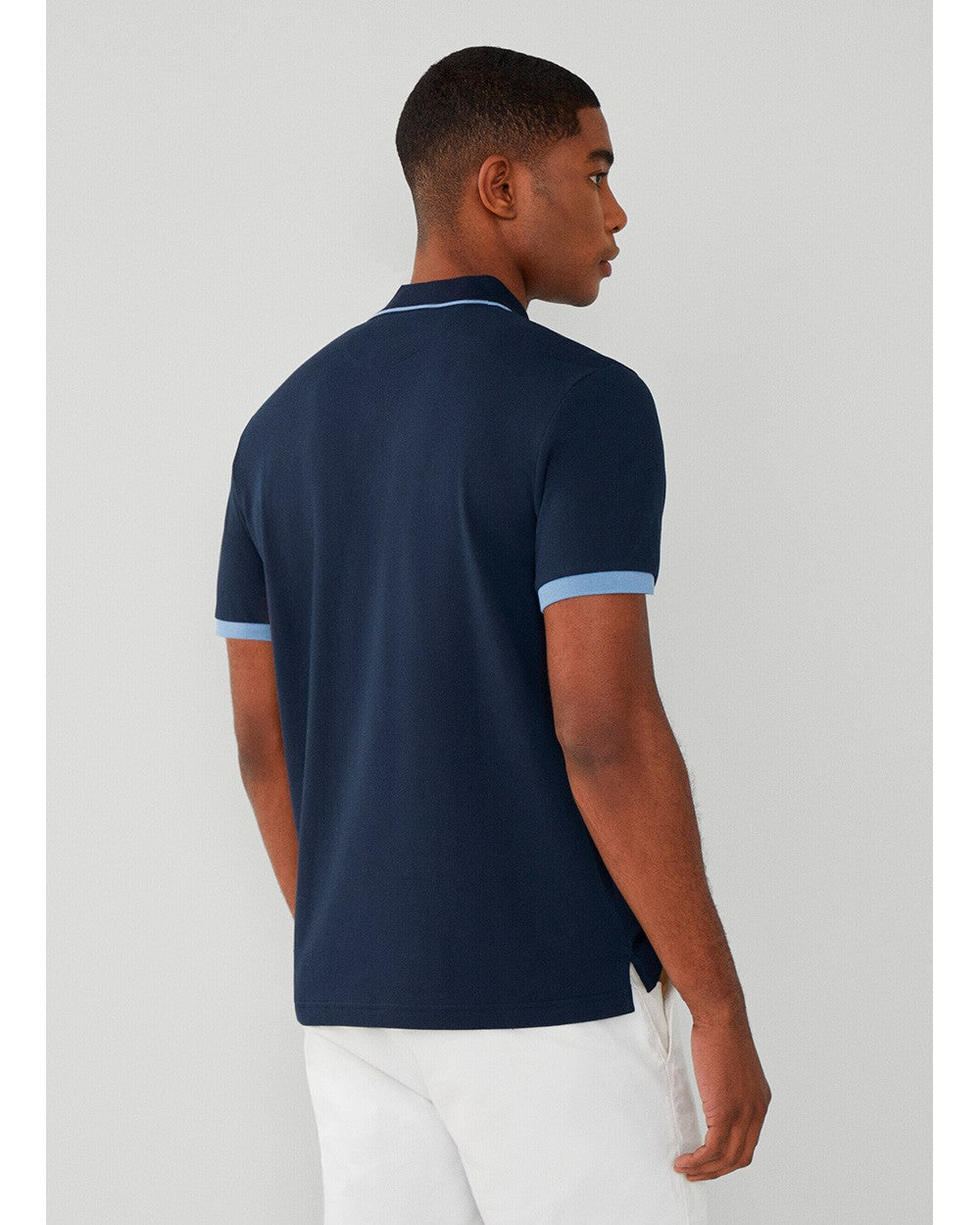 CAMISETA POLO HACKETT LONDON AZUL ALGODON (HM563261-595)