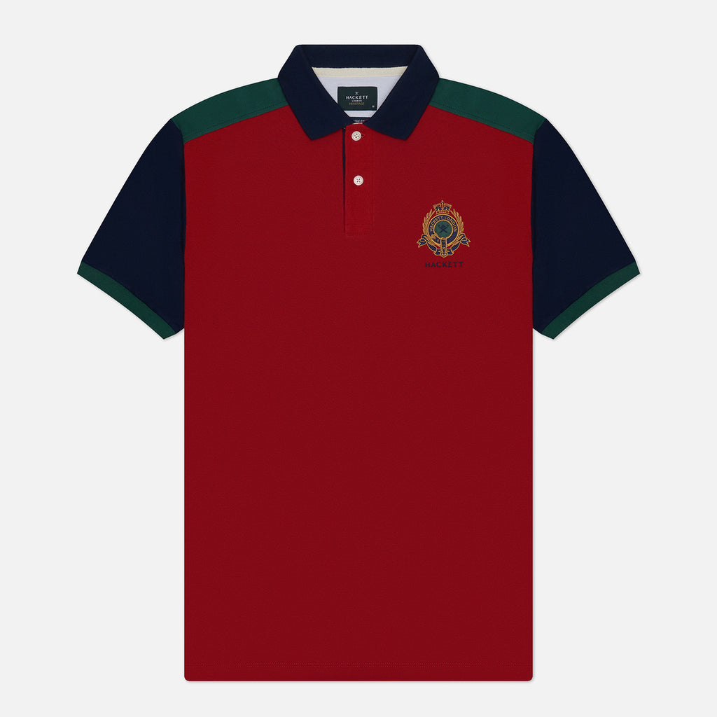 CAMISETA POLO HACKETT LONDON ROJO ALGODON (HM563263-255)