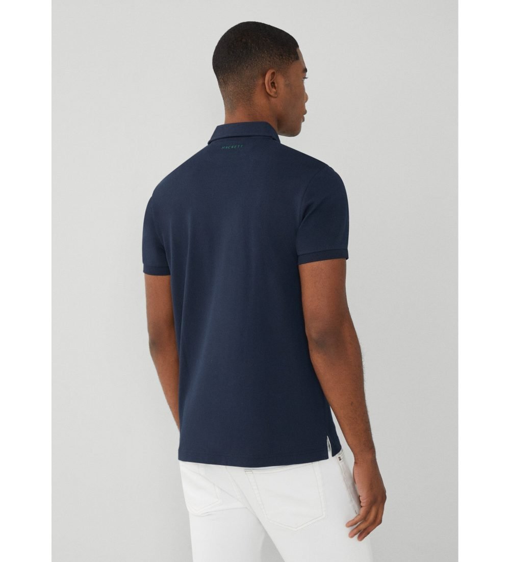 CAMISETA POLO HACKETT LONDON AZUL ALGODON (HM563267-595)