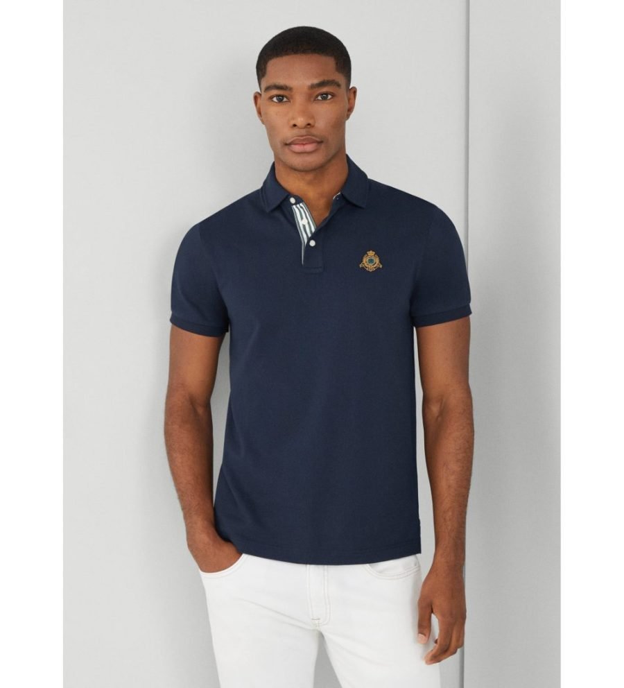 CAMISETA POLO HACKETT LONDON AZUL ALGODON (HM563267-595)