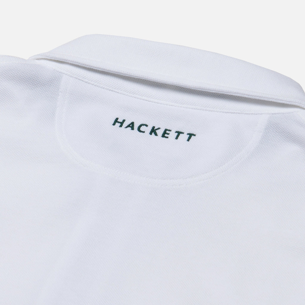 CAMISETA POLO HACKETT LONDON BLANCO ALGODON (HM563267-800)