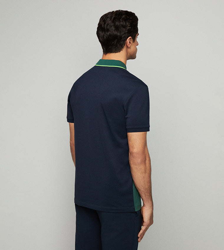 CAMISETA POLO HACKETT LONDON VERDE GRIS ALGODON (HM563270-6AB)