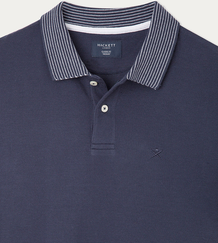 CAMISETA POLO HACKETT LONDON AZUL ALGODON (HM563282-595)