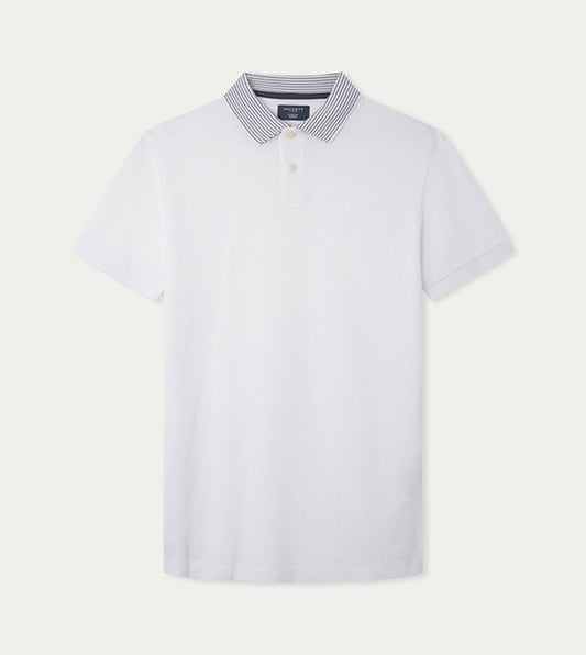 CAMISETA POLO HACKETT LONDON BLANCO ALGODON (HM563282-800)