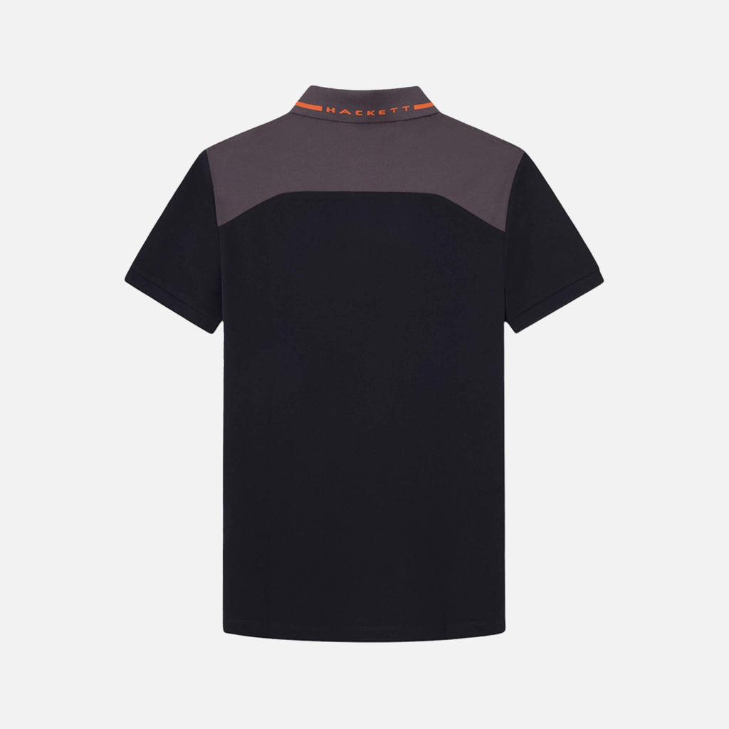 Camiseta Polo Block Negra H.L.