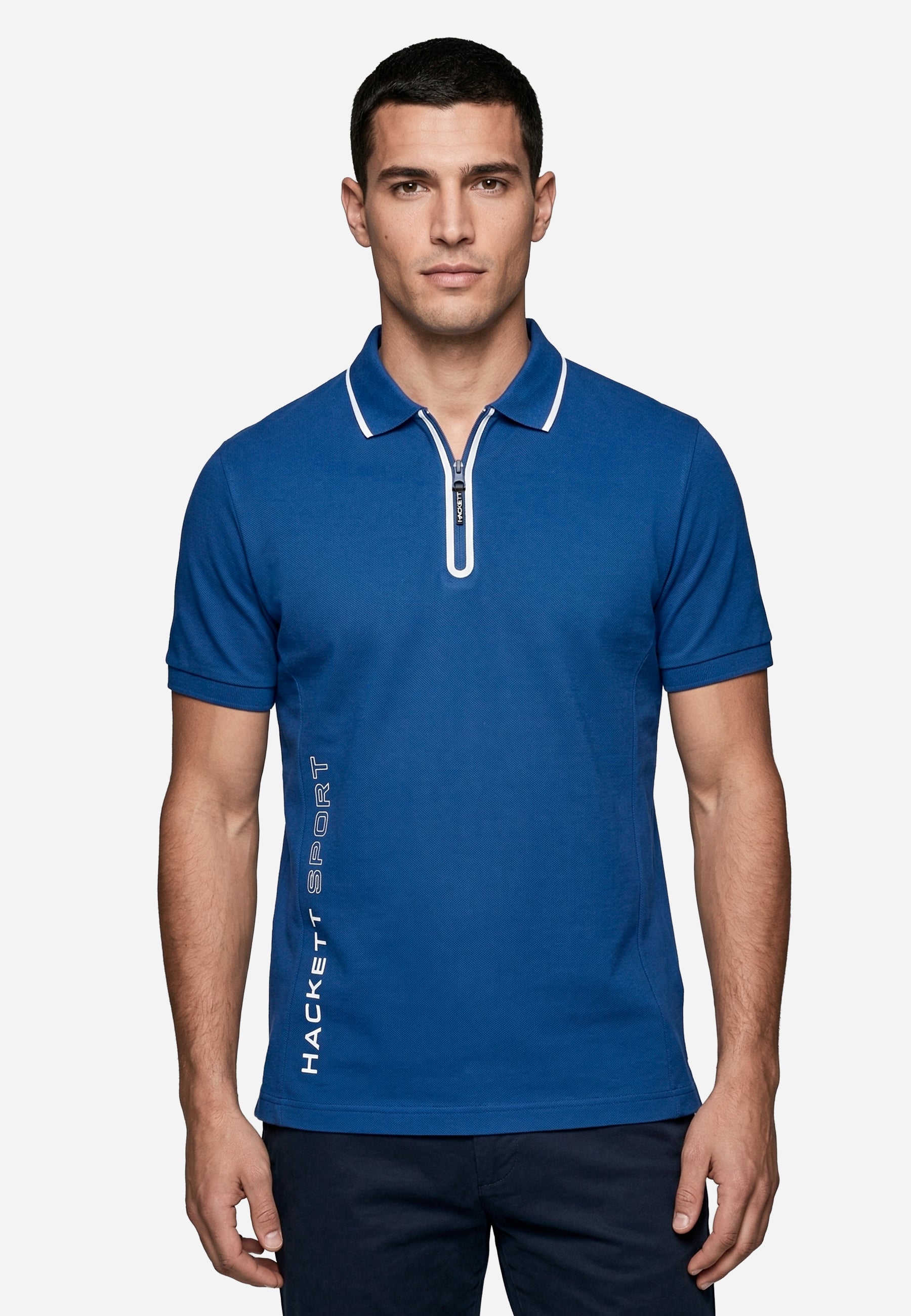 Camiseta Polo Sport Azul Hombre H.L.
