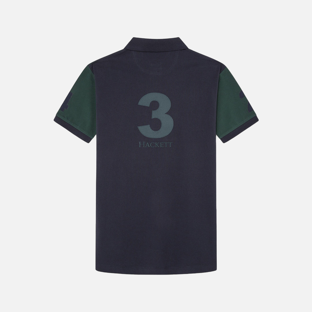 Camiseta Polo Number 1 Verde Oscuro H.L.