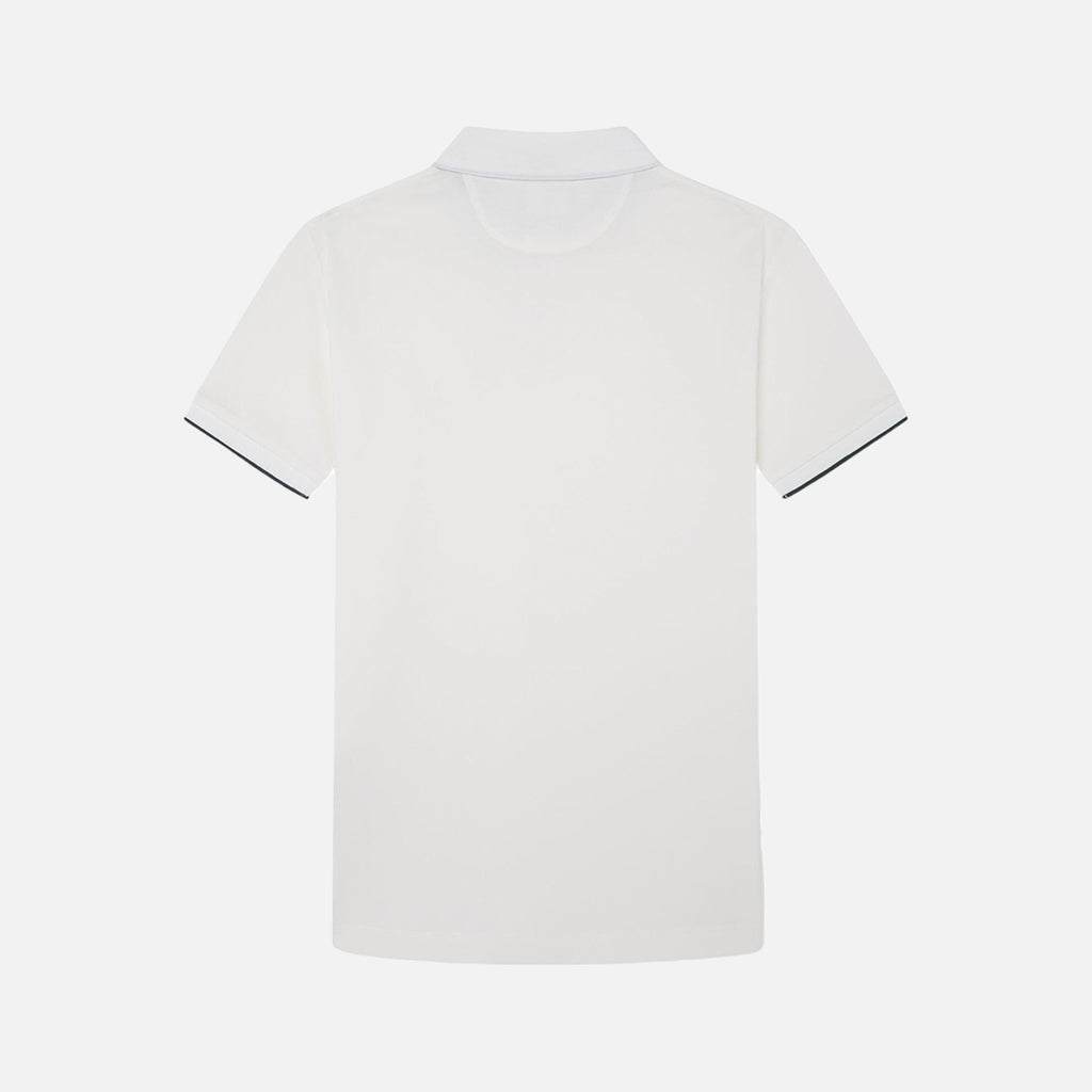 Camiseta Polo Blanca Heritage Logo H.L.