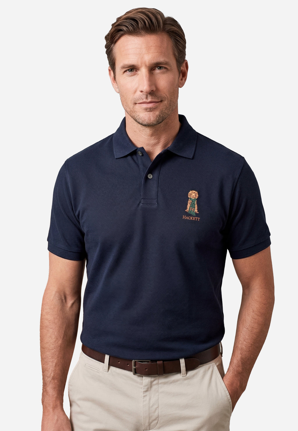 Camiseta Polo Royal Azul Hombre H.L.