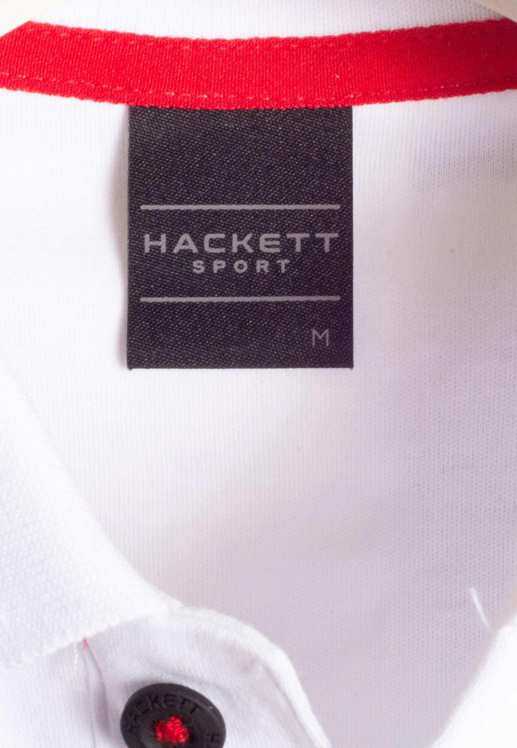 Camiseta Polo Blanca/Rojo Hombre H.L.