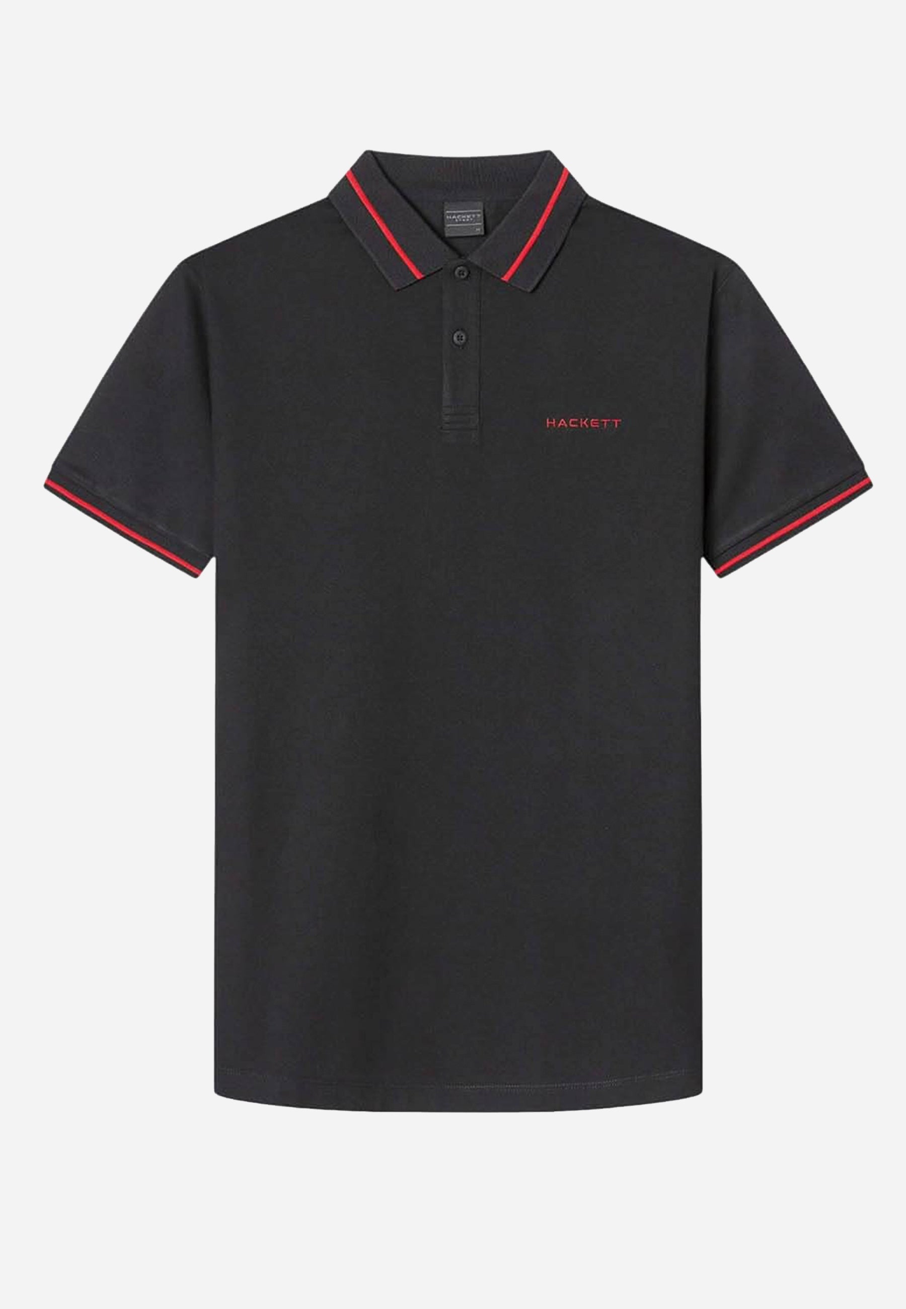 Camiseta Polo Negra Hombre H.L.