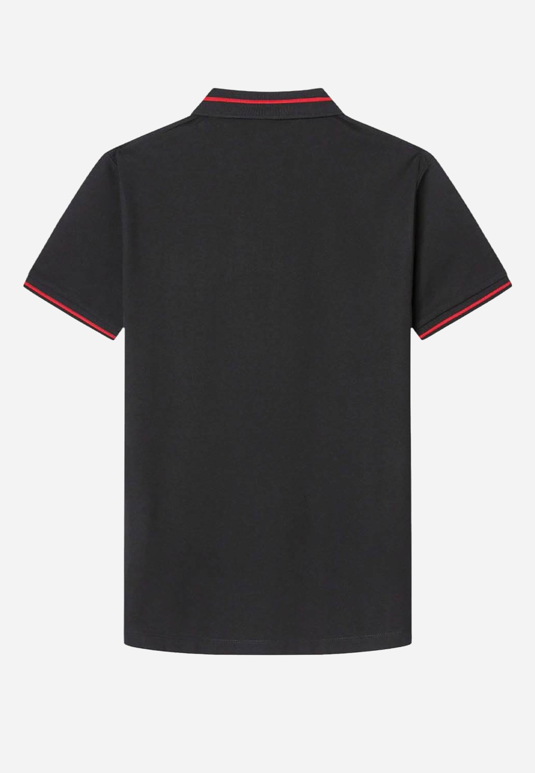Camiseta Polo Negra Hombre H.L.