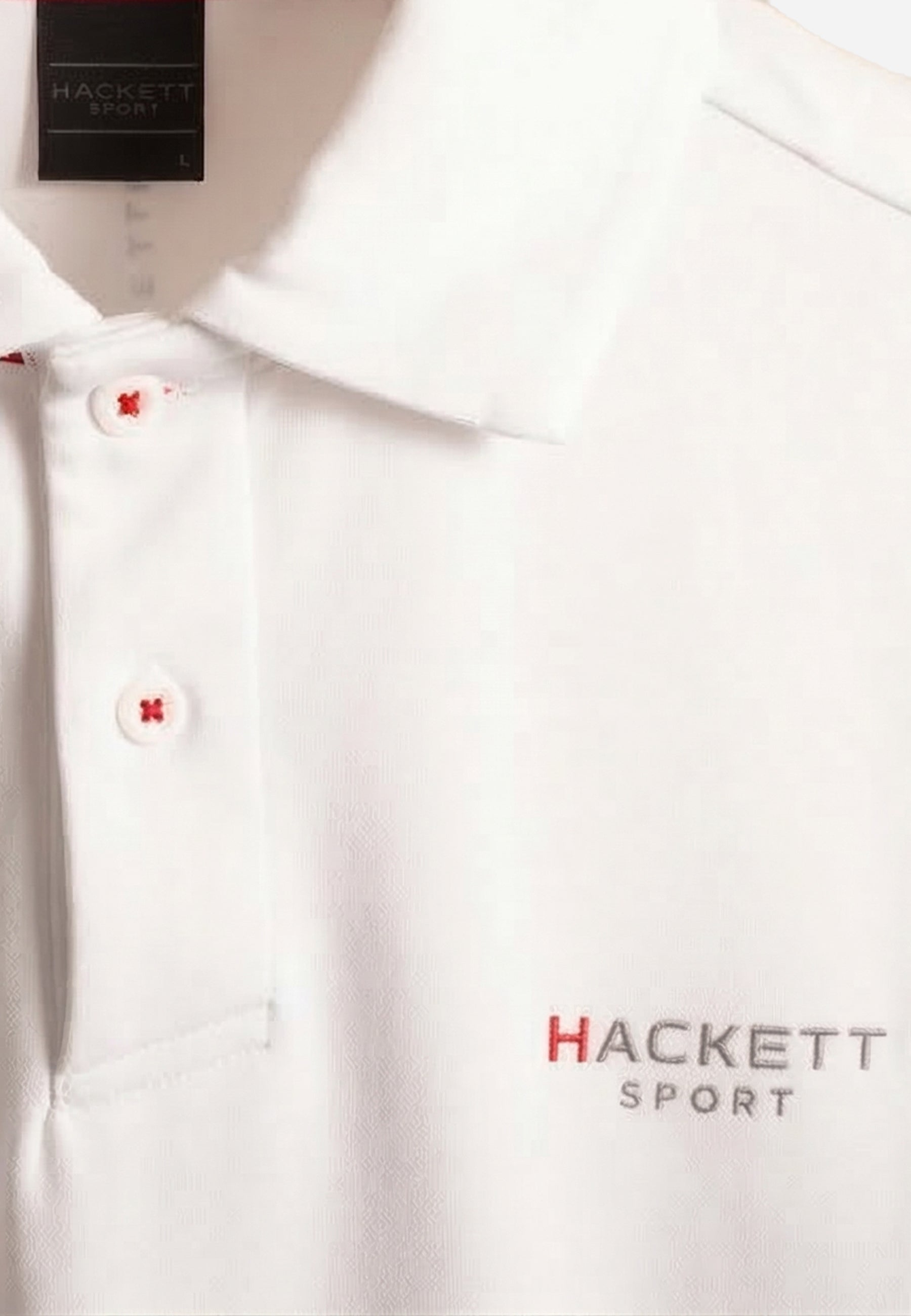 Camiseta Polo Blanca Hombre H.L.
